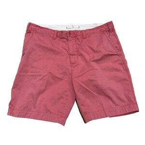 Polo Ralph Lauren Relaxed Fit Chino Shorts Mens 40 salmon Flat Front Zip